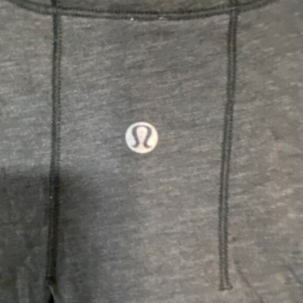 Lululemon Black & Charcoal Long Sleeve Athletic Tunic Top - Picture 7 of 7